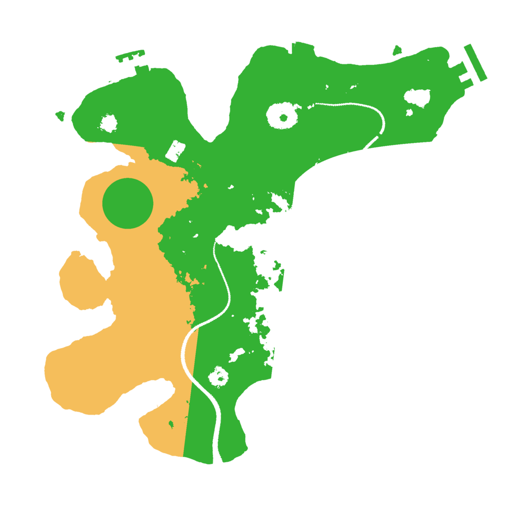 Biome Rust Map: Procedural Map, Size: 2700, Seed: 5467