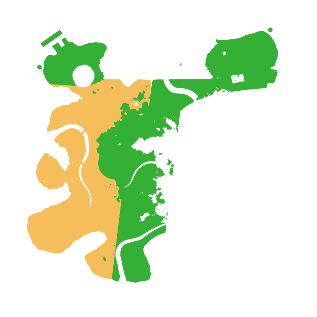 Biome Rust Map: Procedural Map, Size: 2700, Seed: 5467