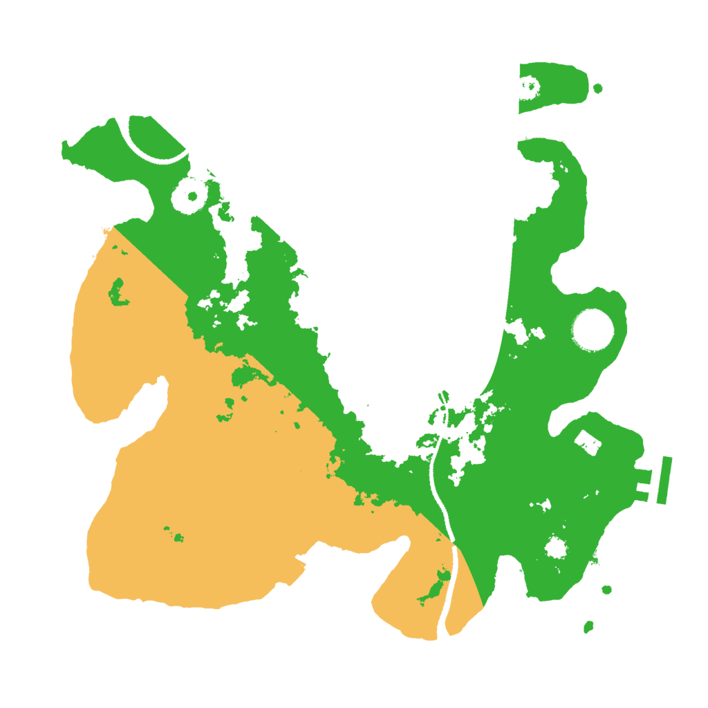 Biome Rust Map: Procedural Map, Size: 3000, Seed: 185397995