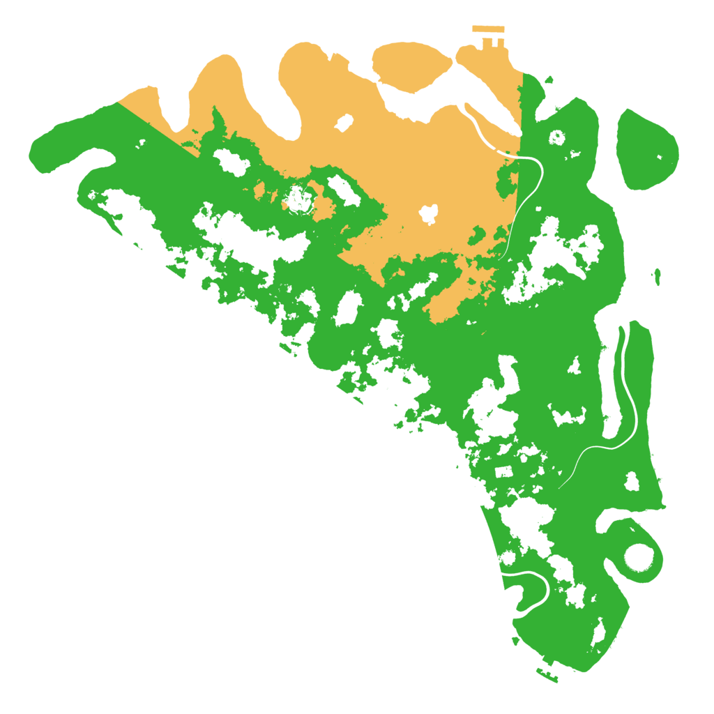 Biome Rust Map: Procedural Map, Size: 4500, Seed: 298659