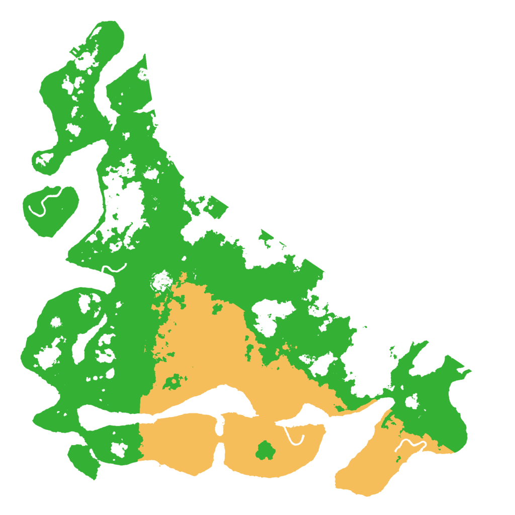 Biome Rust Map: Procedural Map, Size: 4500, Seed: 1560454583