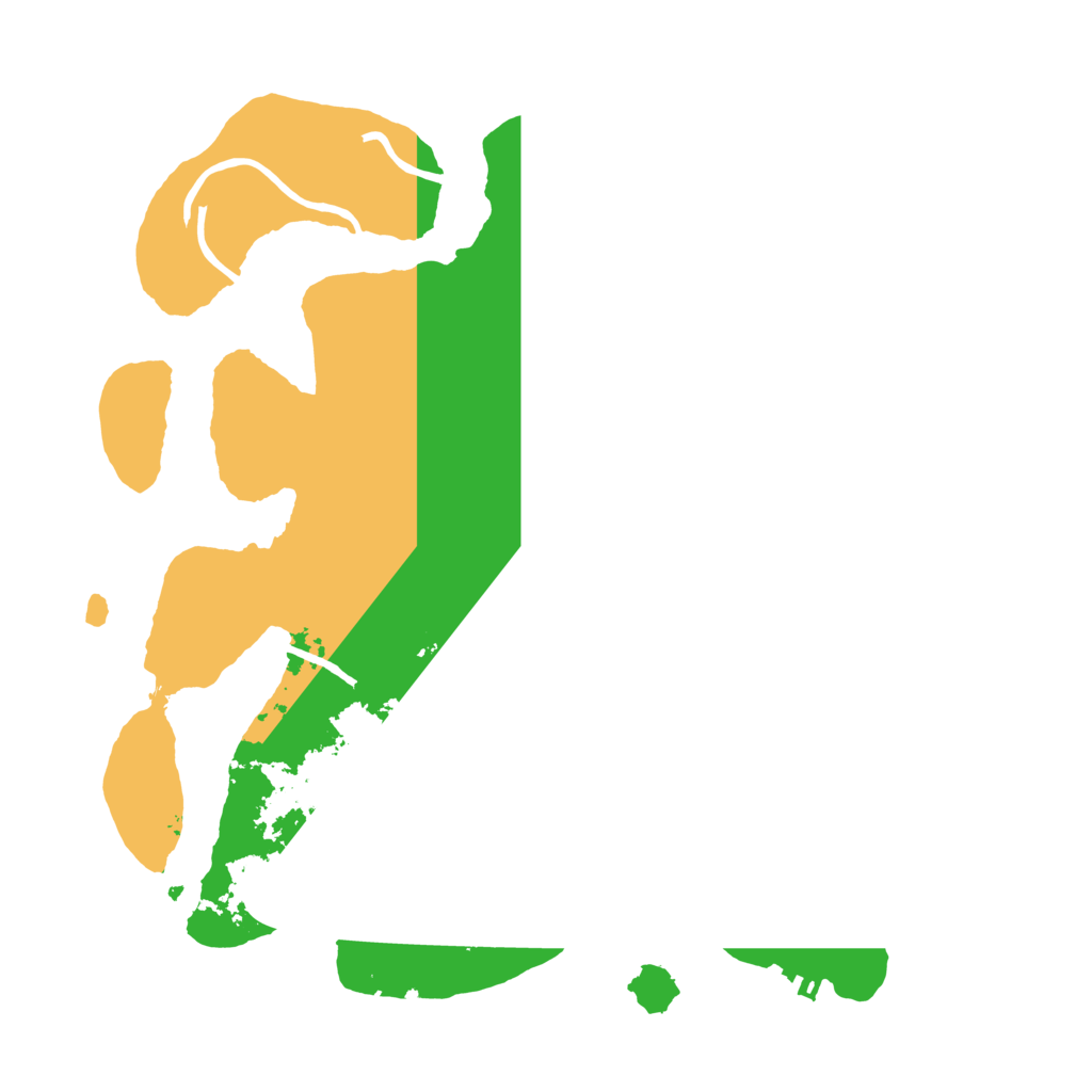 Biome Rust Map: Procedural Map, Size: 3500, Seed: 71449172