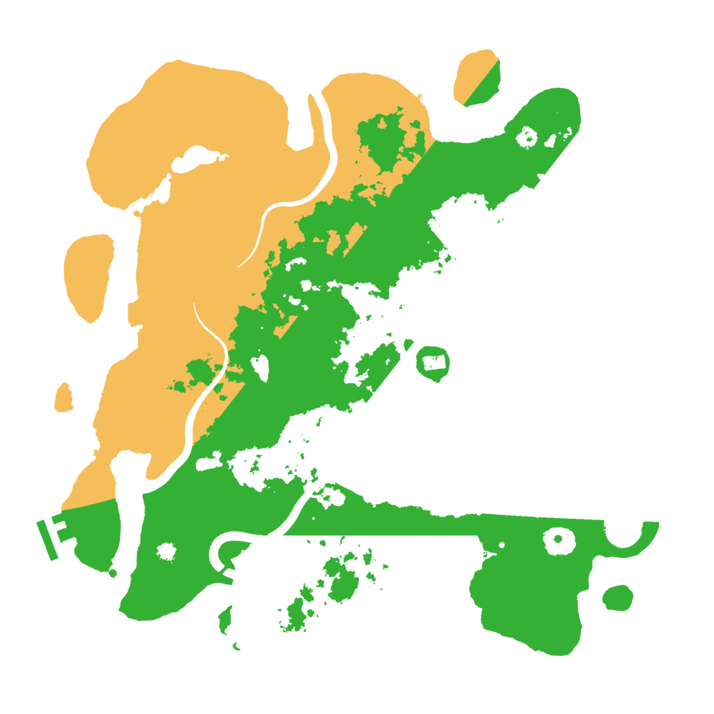 Biome Rust Map: Procedural Map, Size: 3500, Seed: 71449172