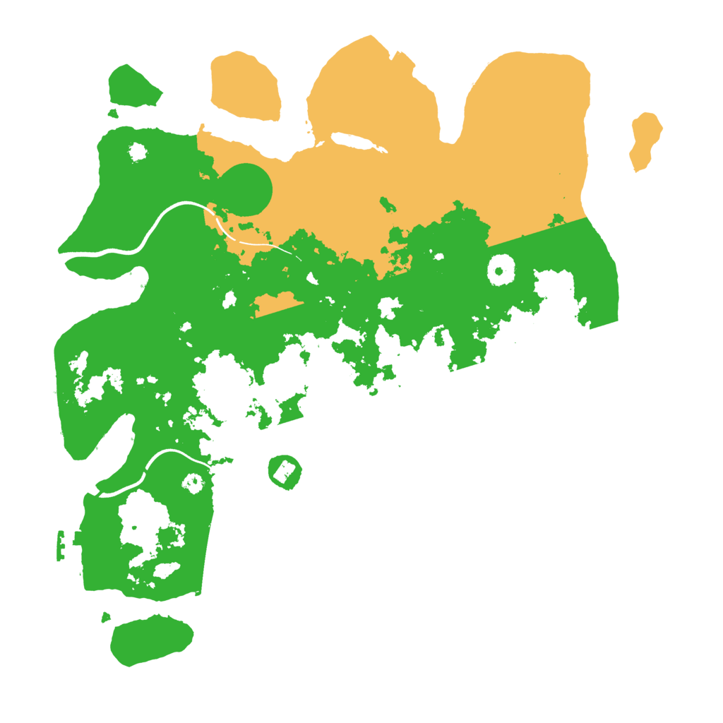 Biome Rust Map: Procedural Map, Size: 3600, Seed: 963369693