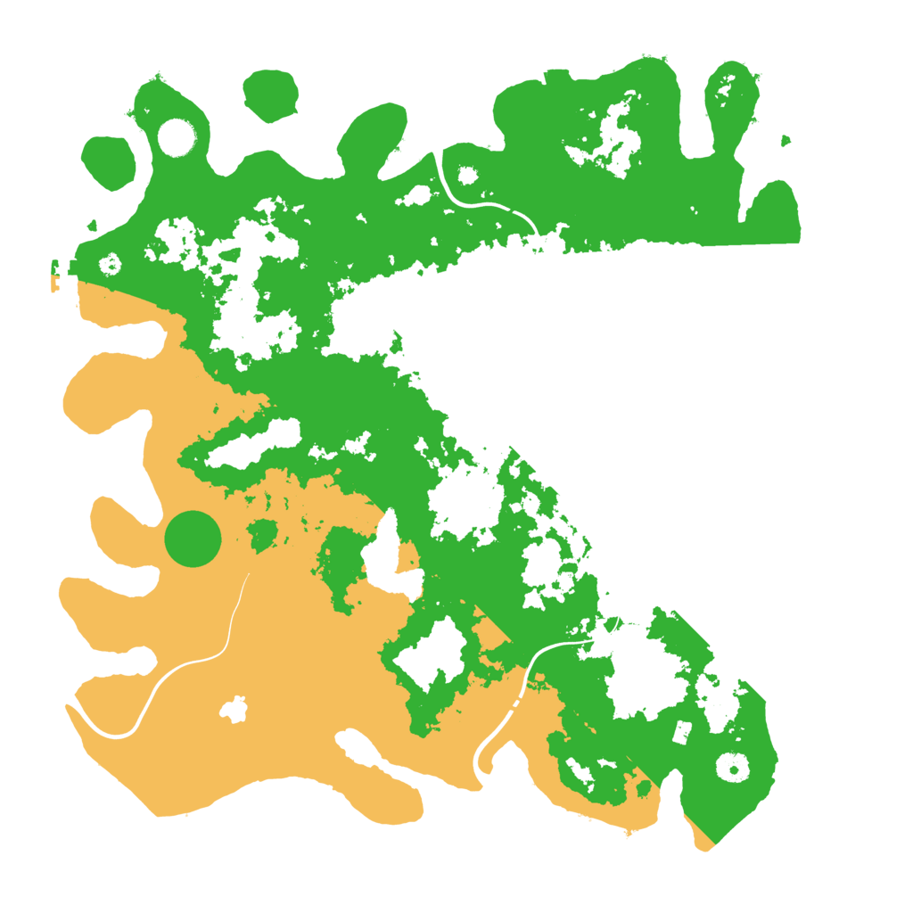 Biome Rust Map: Procedural Map, Size: 4250, Seed: 4587421