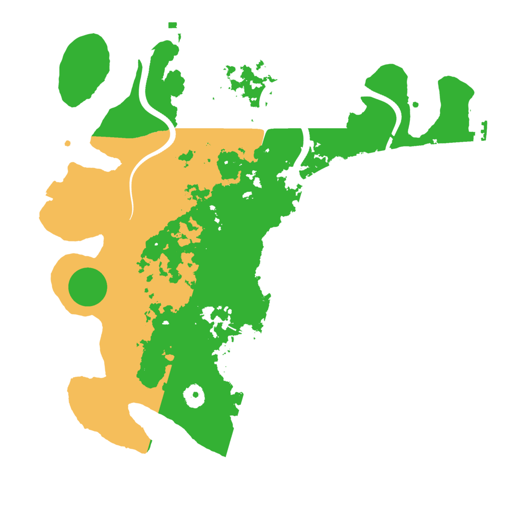 Biome Rust Map: Procedural Map, Size: 3500, Seed: 2066058048