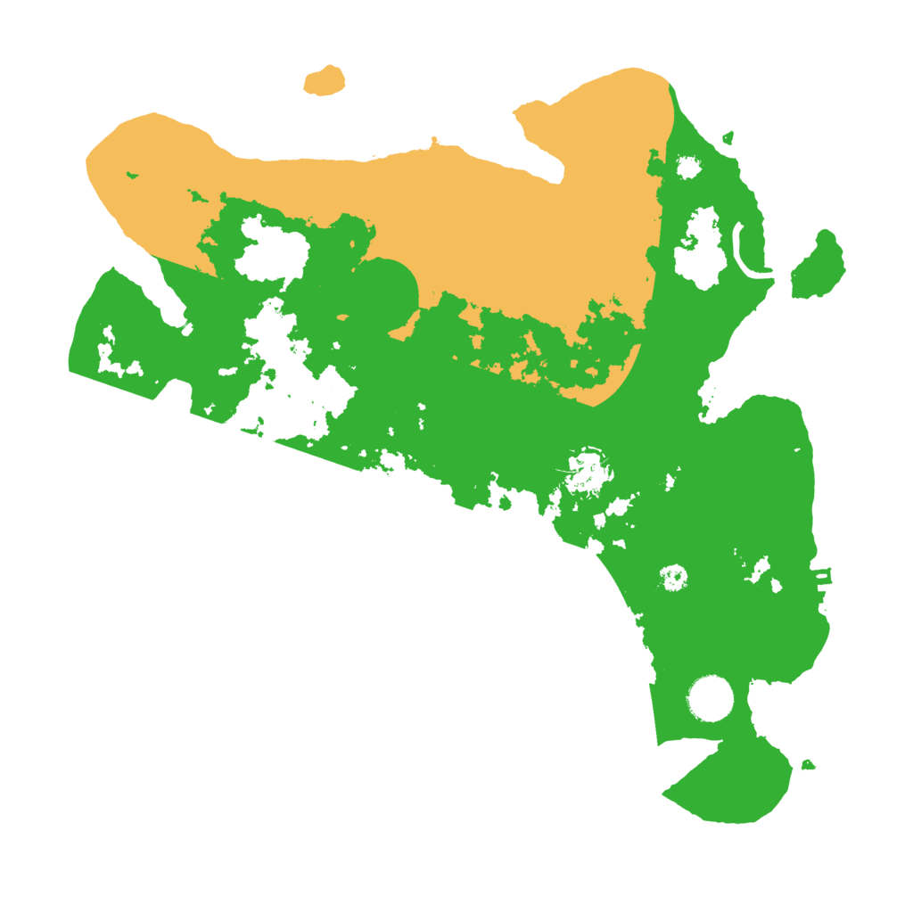 Biome Rust Map: Procedural Map, Size: 3500, Seed: 1970625308