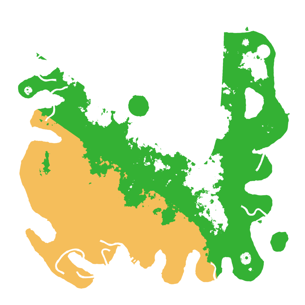 Biome Rust Map: Procedural Map, Size: 4000, Seed: 1263908