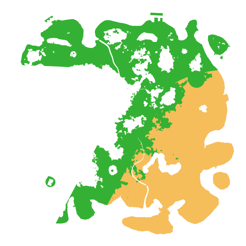 Biome Rust Map: Procedural Map, Size: 4000, Seed: 39393939