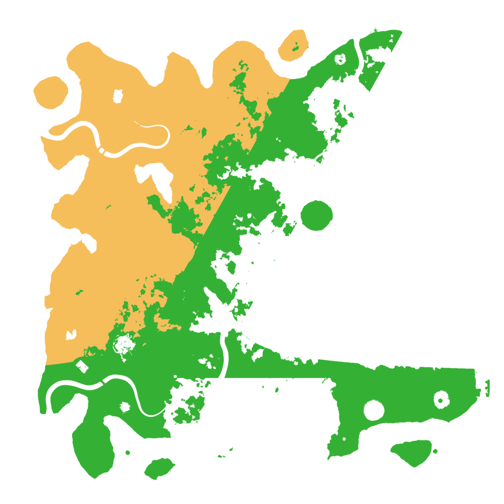Biome Rust Map: Procedural Map, Size: 4500, Seed: 84625