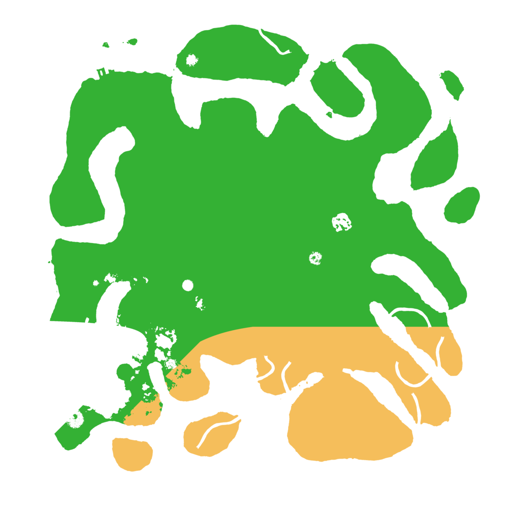 Biome Rust Map: Procedural Map, Size: 4000, Seed: 2464