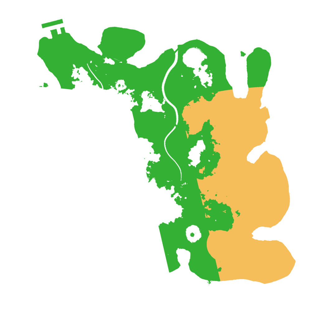 Biome Rust Map: Procedural Map, Size: 3000, Seed: 456789123