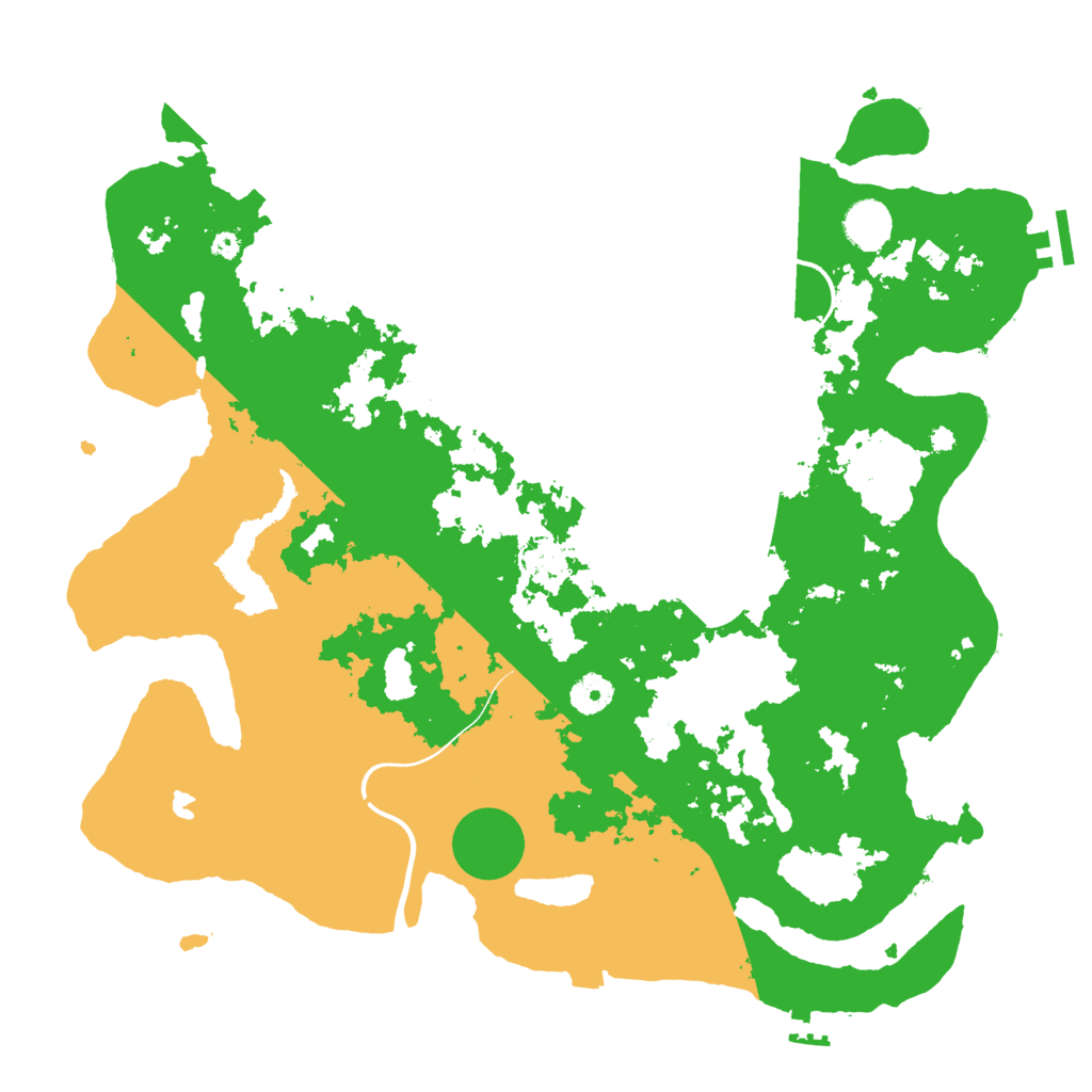 Biome Rust Map: Procedural Map, Size: 4000, Seed: 87563
