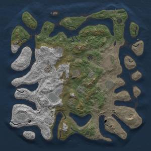 Thumbnail Rust Map: Procedural Map, Size: 4500, Seed: 1934, 15 Monuments