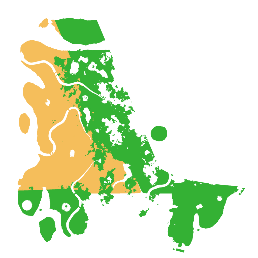 Biome Rust Map: Procedural Map, Size: 4500, Seed: 2132504126