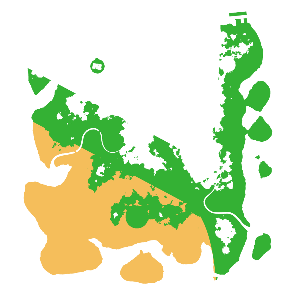Biome Rust Map: Procedural Map, Size: 3500, Seed: 112022021