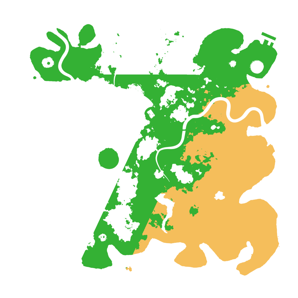 Biome Rust Map: Procedural Map, Size: 4000, Seed: 1852217296