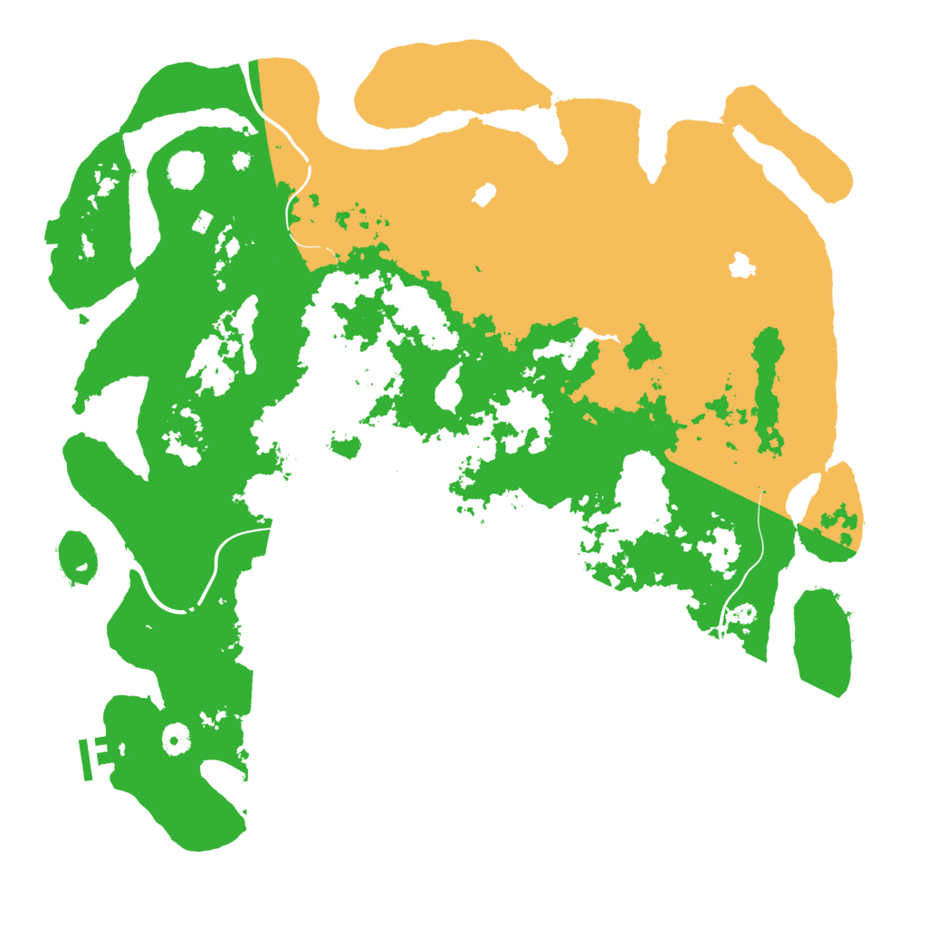 Biome Rust Map: Procedural Map, Size: 4500, Seed: 2408327