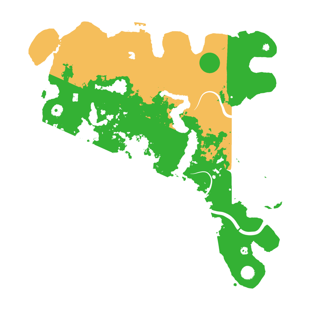 Biome Rust Map: Procedural Map, Size: 4000, Seed: 18691