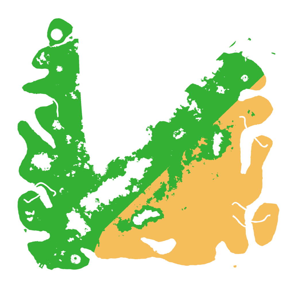 Biome Rust Map: Procedural Map, Size: 4500, Seed: 13517318