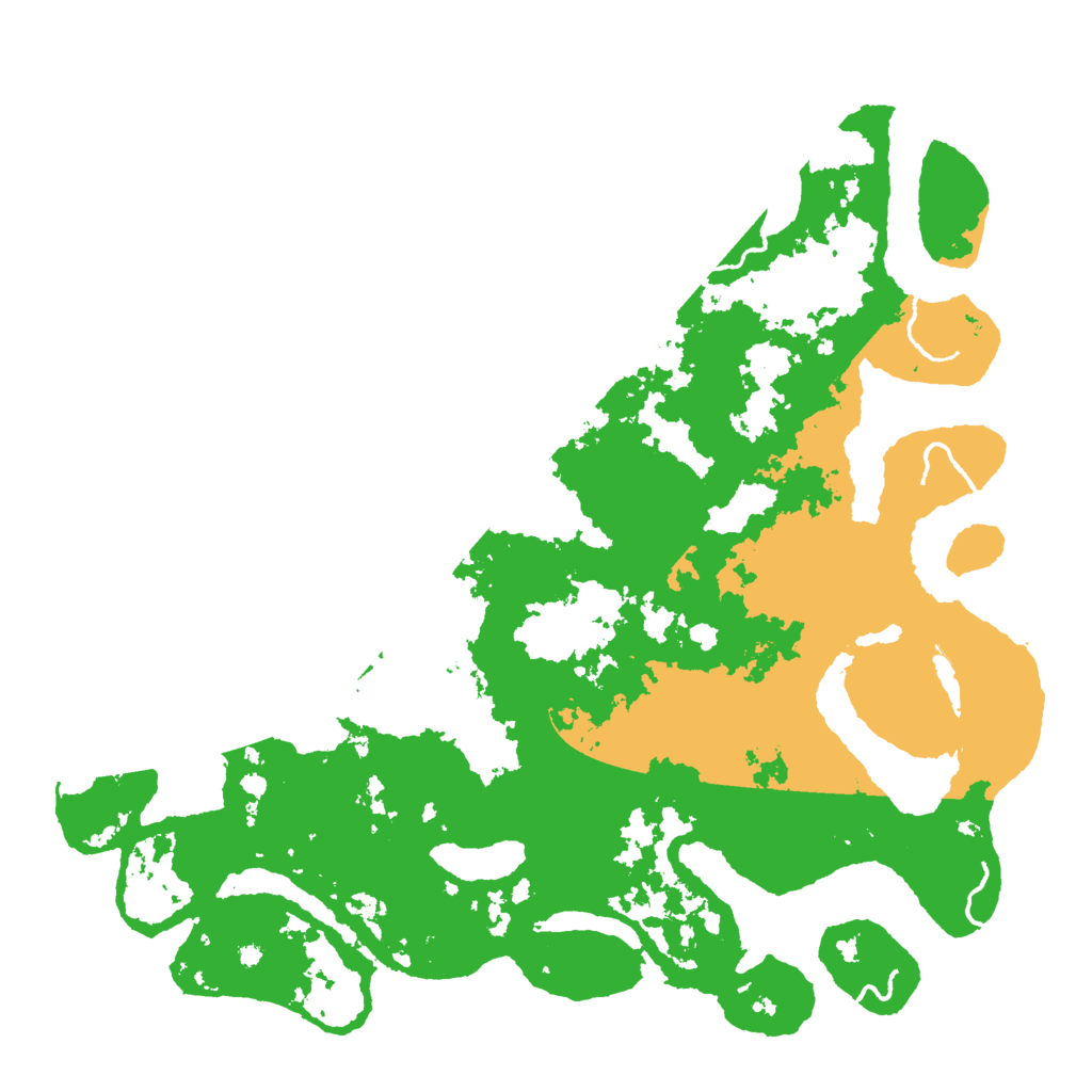 Biome Rust Map: Procedural Map, Size: 4500, Seed: 7427507