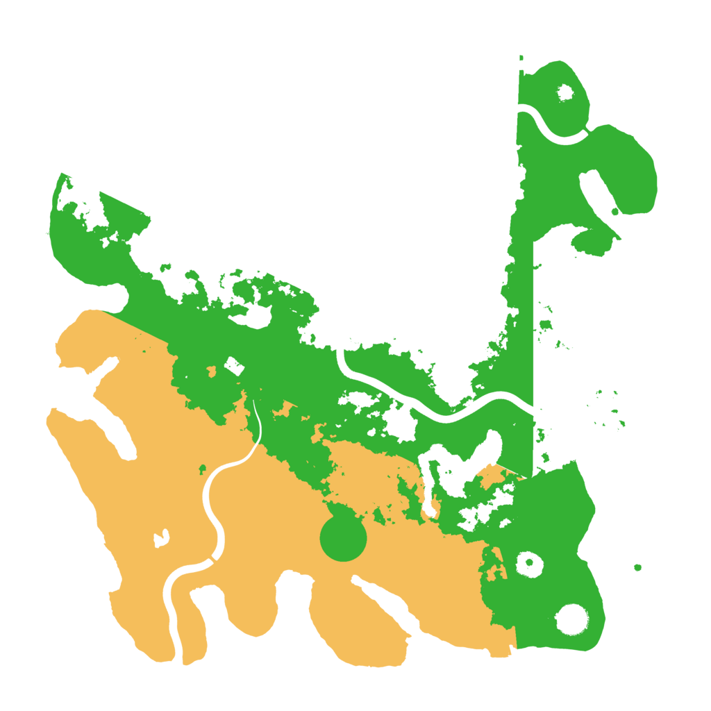 Biome Rust Map: Procedural Map, Size: 4000, Seed: 2408382