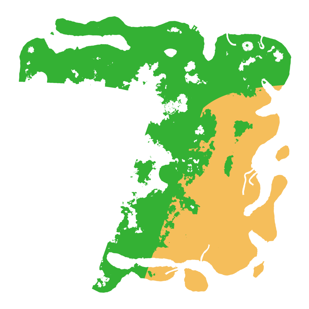 Biome Rust Map: Procedural Map, Size: 4500, Seed: 1234552