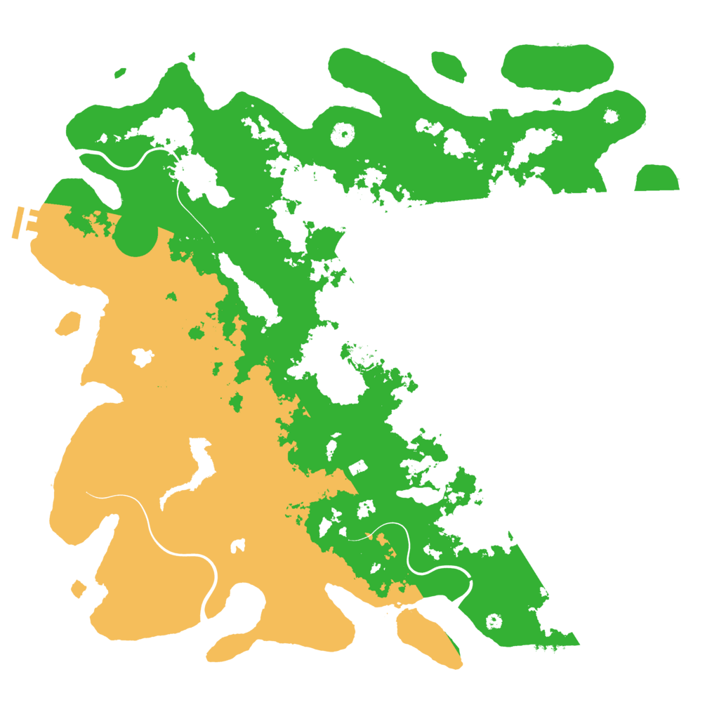 Biome Rust Map: Procedural Map, Size: 4500, Seed: 6004585