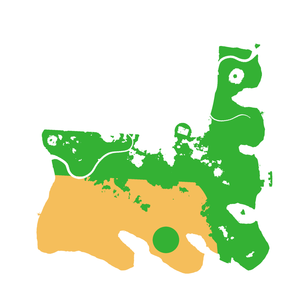 Biome Rust Map: Procedural Map, Size: 3000, Seed: 3221989
