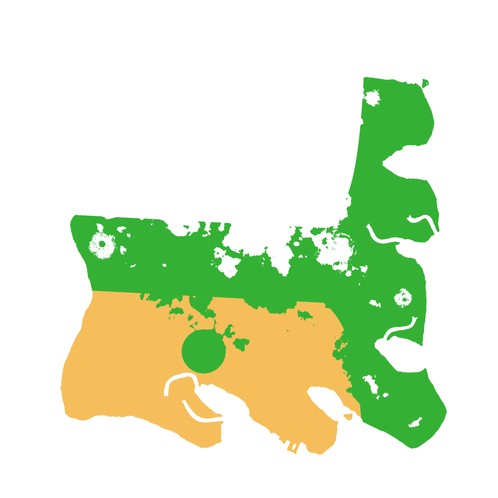 Biome Rust Map: Procedural Map, Size: 3000, Seed: 3221989