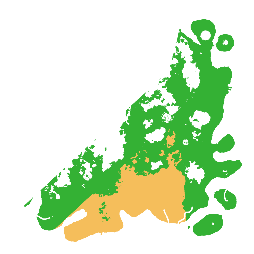 Biome Rust Map: Procedural Map, Size: 4500, Seed: 929408