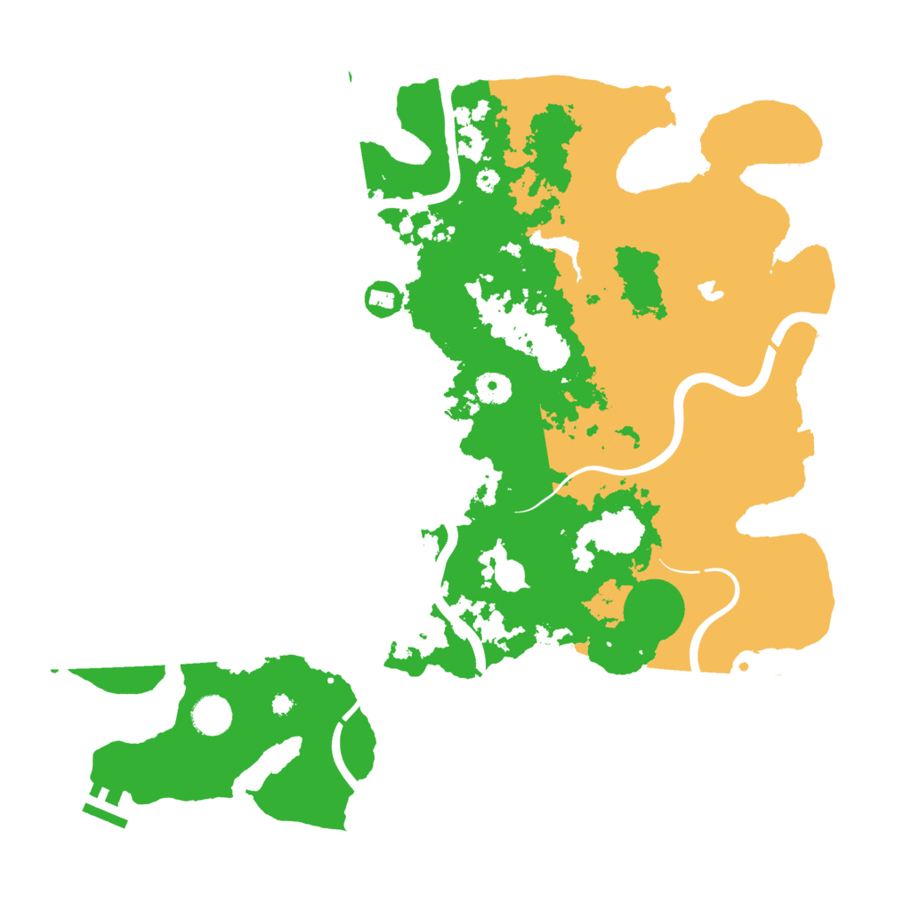 Biome Rust Map: Procedural Map, Size: 4000, Seed: 8765309