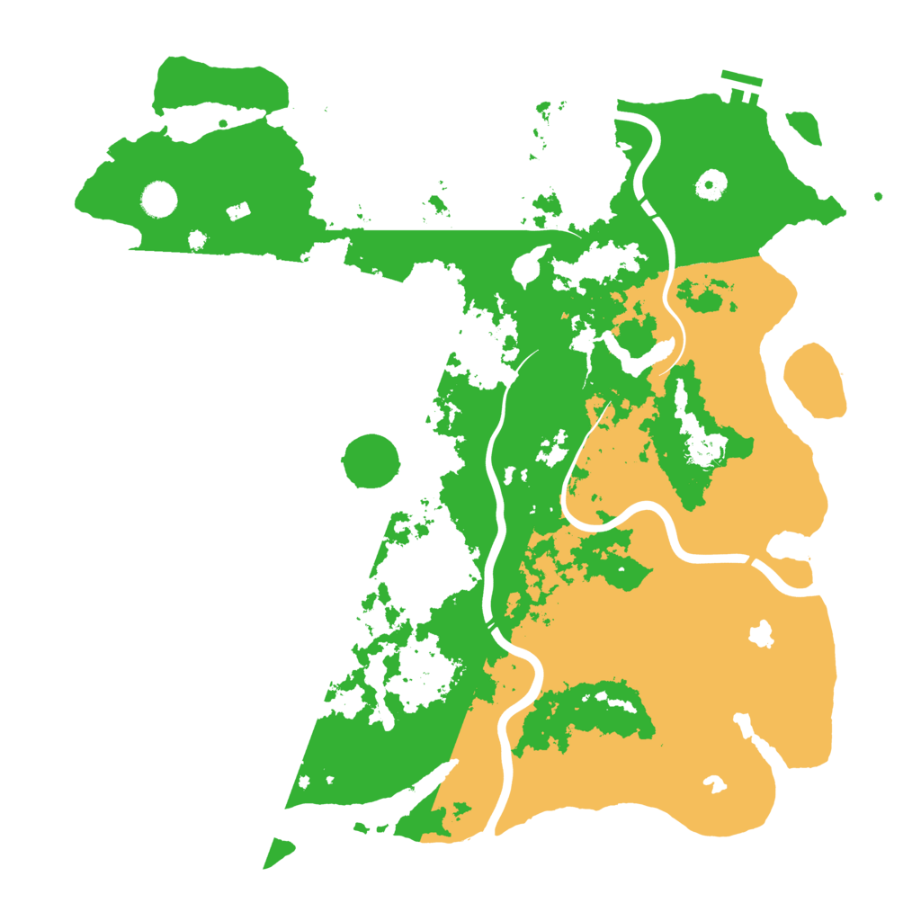 Biome Rust Map: Procedural Map, Size: 4500, Seed: 412214