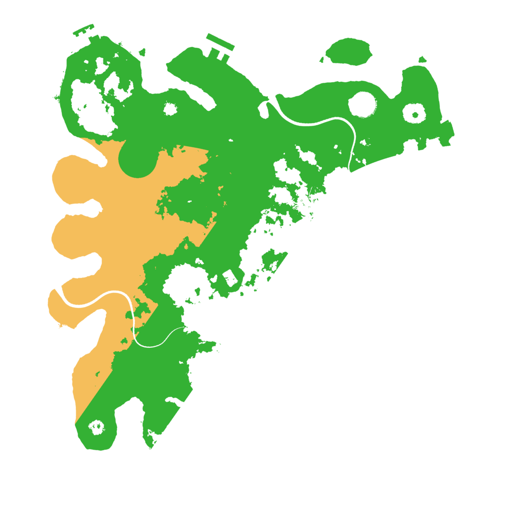 Biome Rust Map: Procedural Map, Size: 3500, Seed: 2130598635
