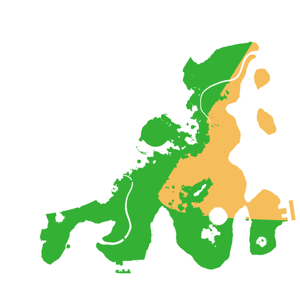 Biome Rust Map: Procedural Map, Size: 3000, Seed: 340736756