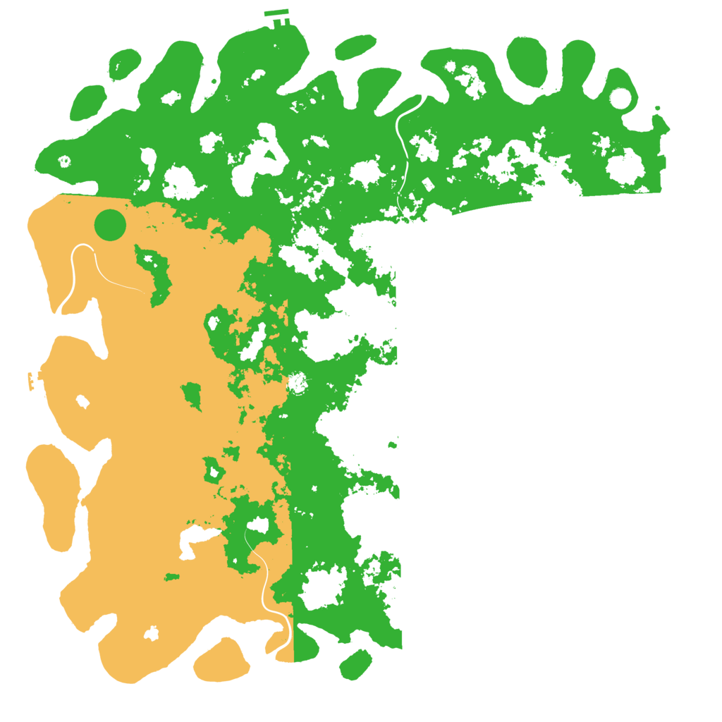 Biome Rust Map: Procedural Map, Size: 6000, Seed: 1694948045
