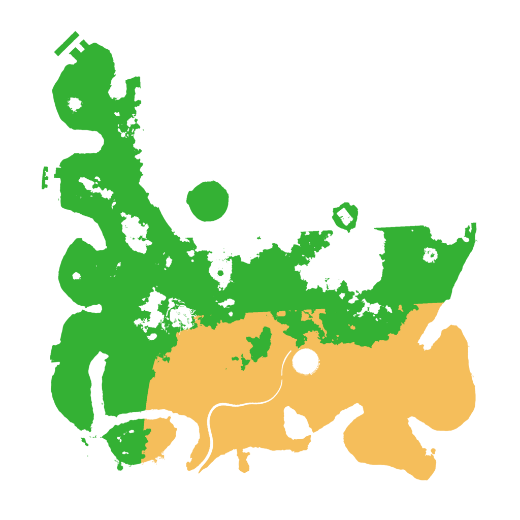Biome Rust Map: Procedural Map, Size: 3500, Seed: 93069372