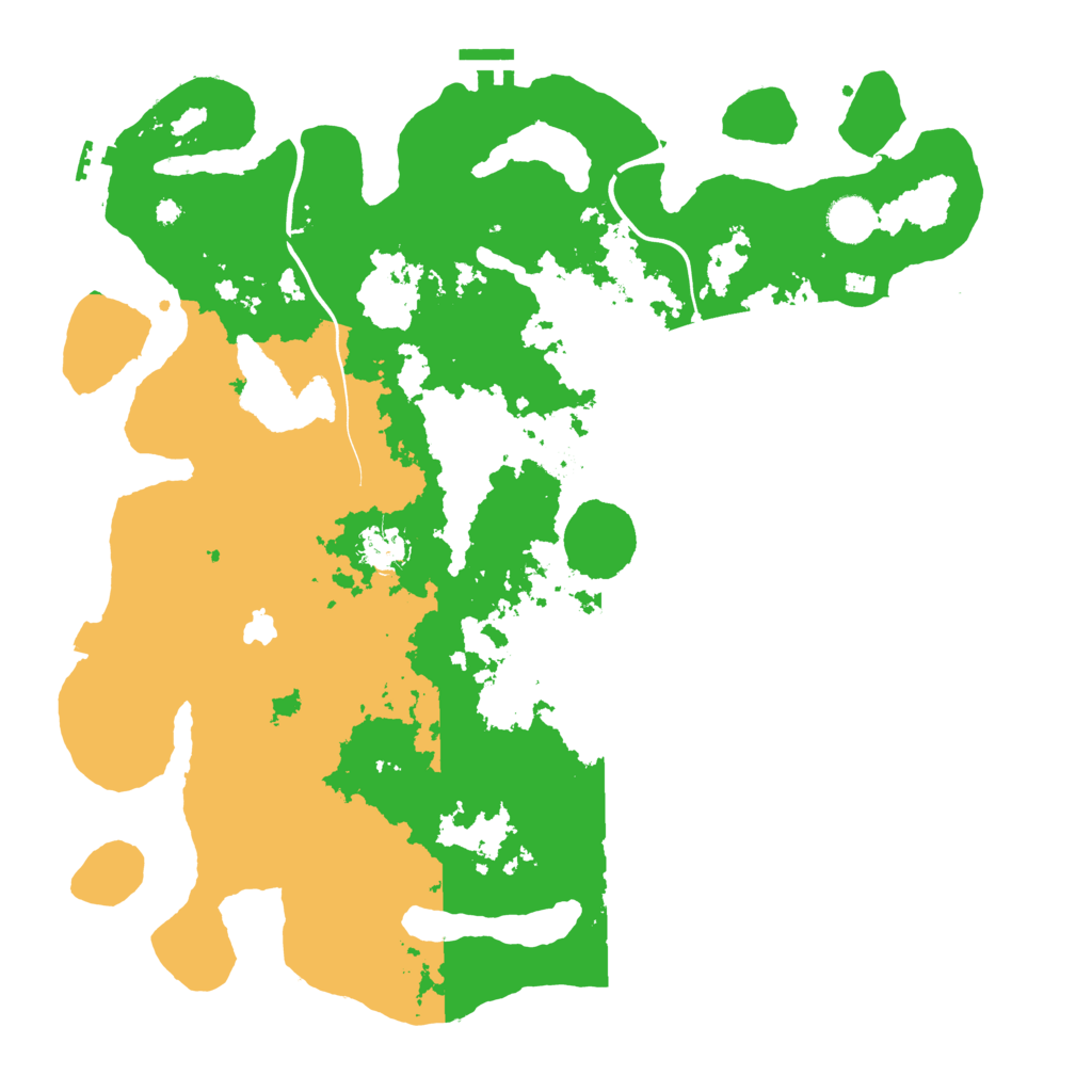 Biome Rust Map: Procedural Map, Size: 4000, Seed: 29387492