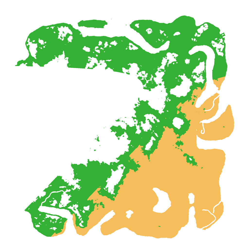 Biome Rust Map: Procedural Map, Size: 4500, Seed: 31384250