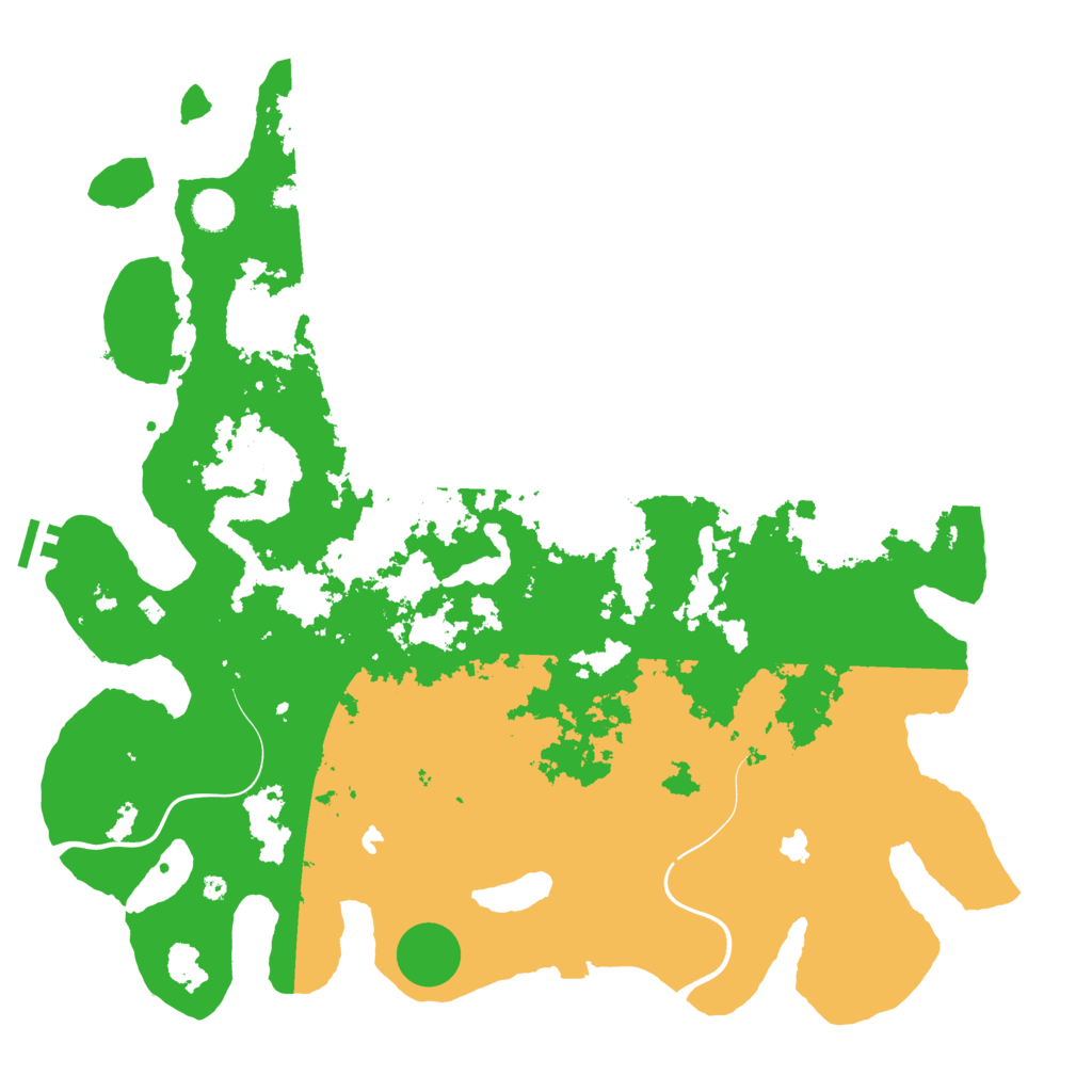 Biome Rust Map: Procedural Map, Size: 4500, Seed: 1455