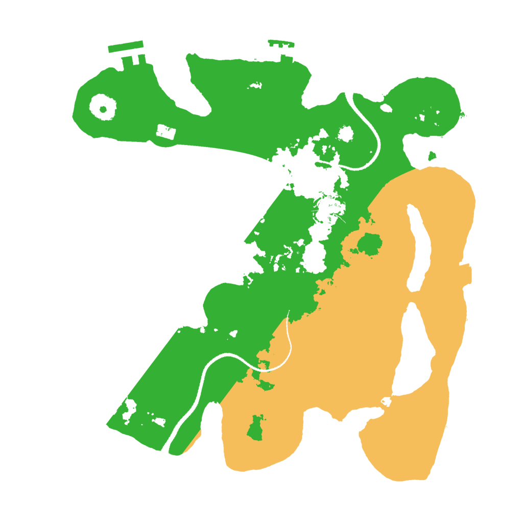 Biome Rust Map: Procedural Map, Size: 3000, Seed: 1124