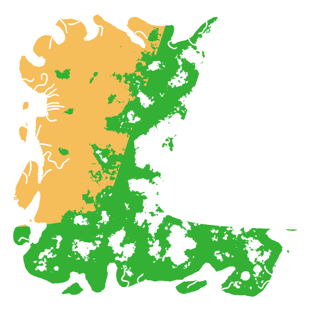 Biome Rust Map: Procedural Map, Size: 6000, Seed: 47479895