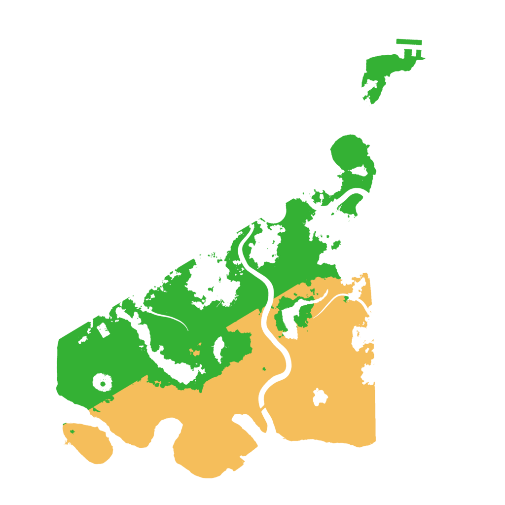 Biome Rust Map: Procedural Map, Size: 4000, Seed: 12070915