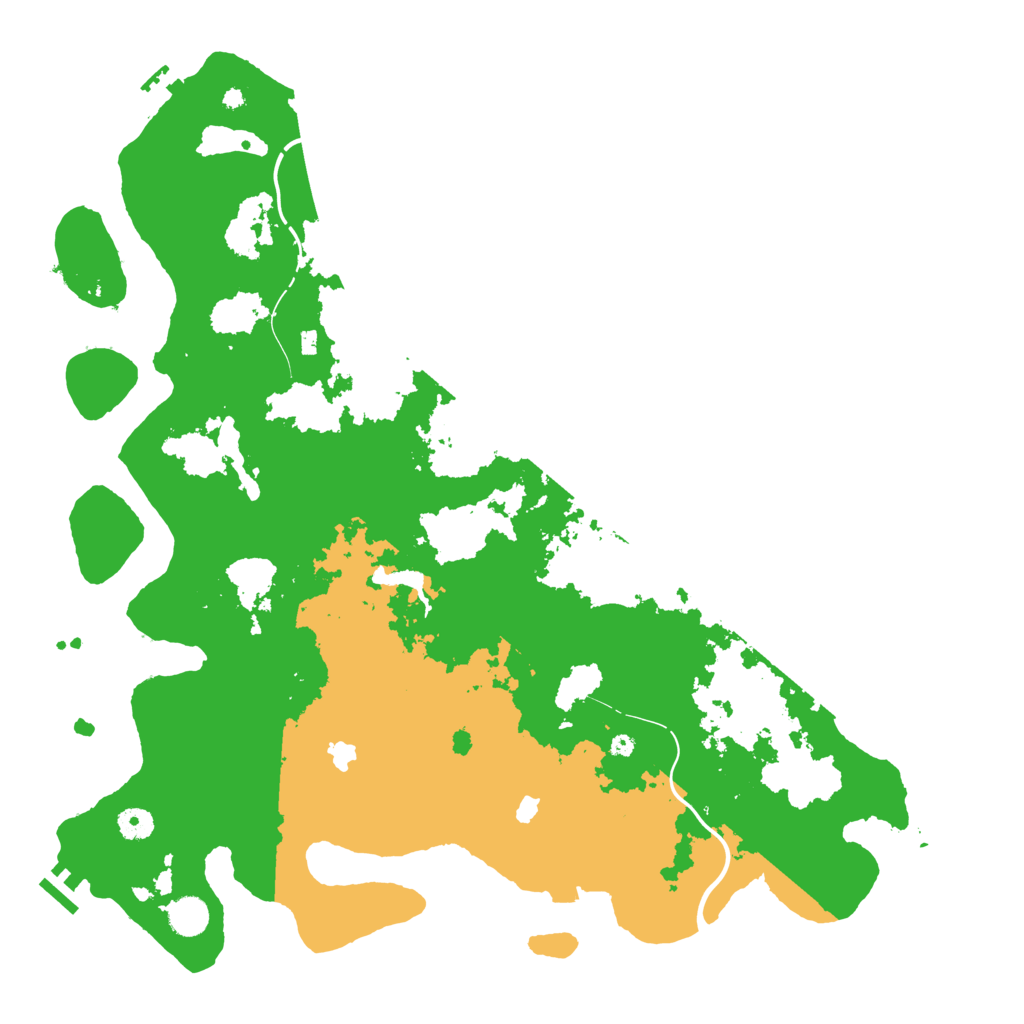 Biome Rust Map: Procedural Map, Size: 4500, Seed: 87236723