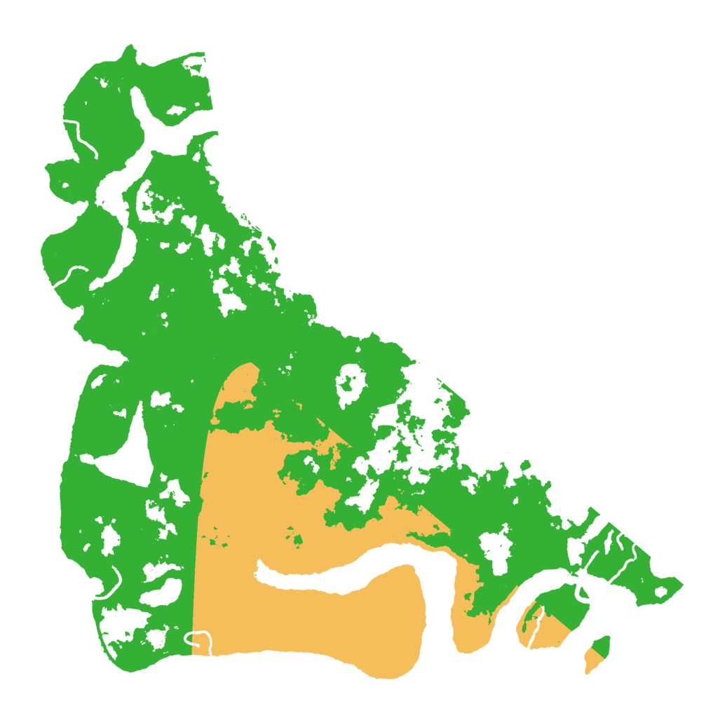 Biome Rust Map: Procedural Map, Size: 4500, Seed: 87236723