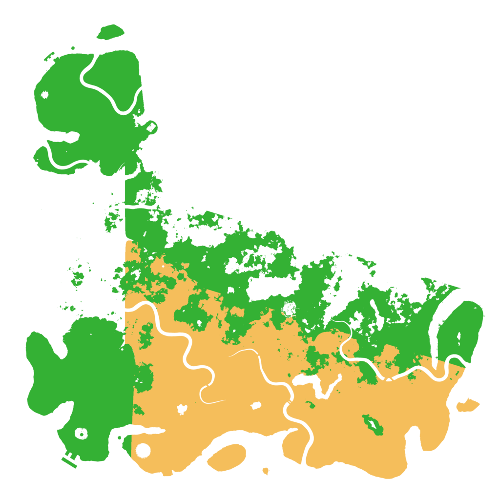 Biome Rust Map: Procedural Map, Size: 6000, Seed: 991119910
