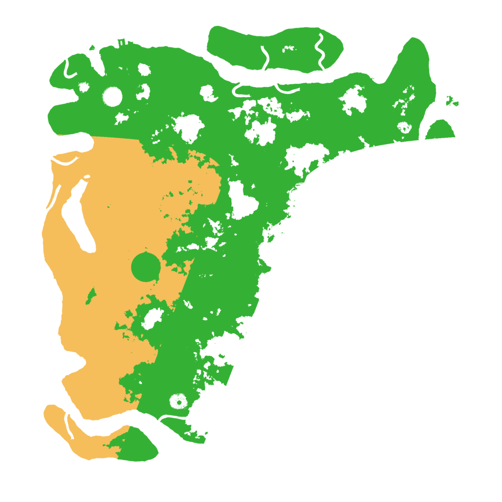 Biome Rust Map: Procedural Map, Size: 4500, Seed: 1250251