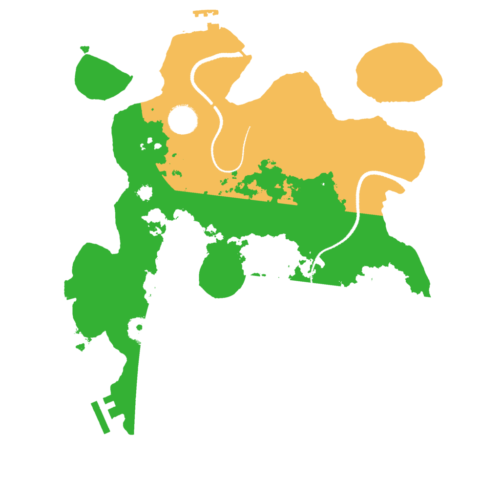 Biome Rust Map: Procedural Map, Size: 3000, Seed: 2354
