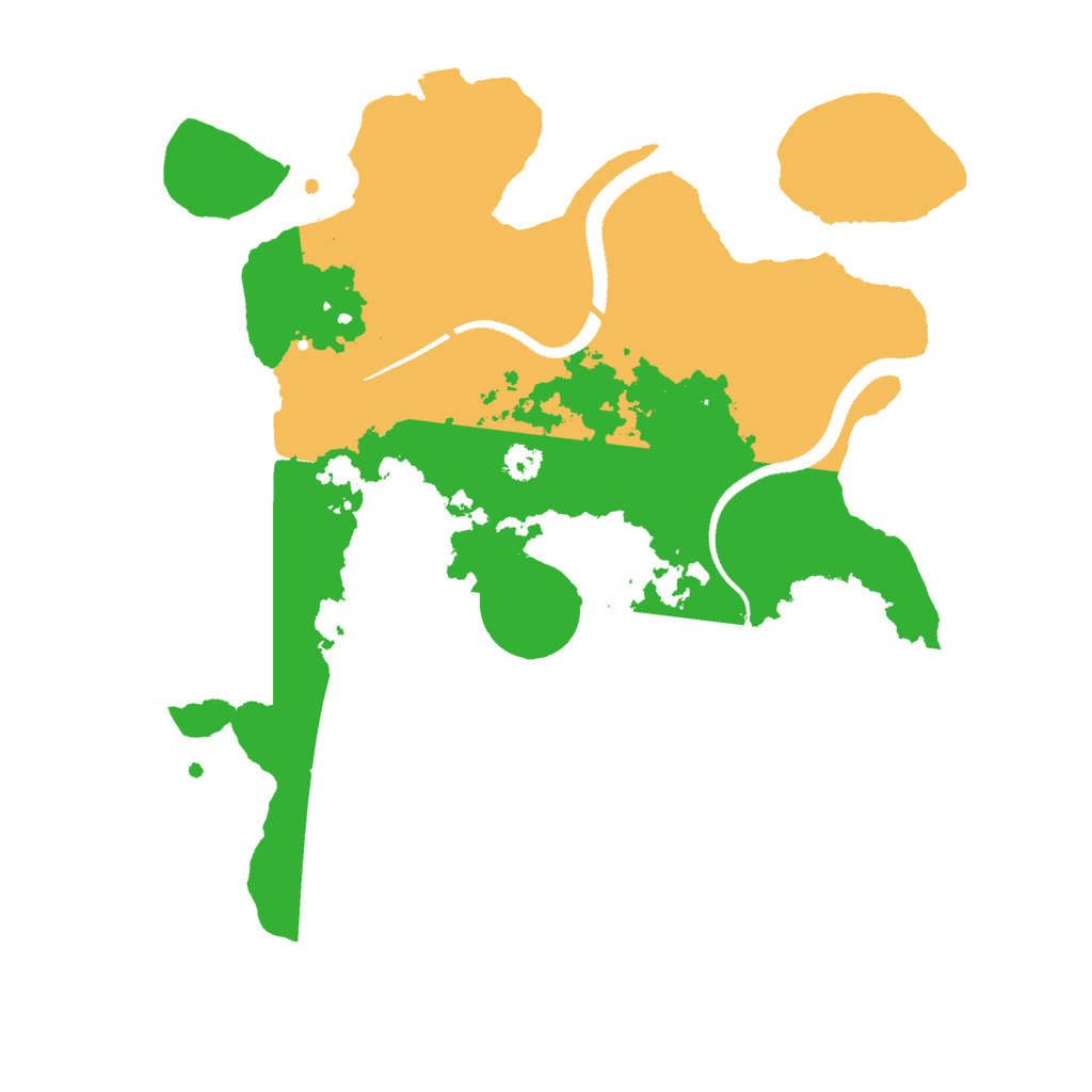 Biome Rust Map: Procedural Map, Size: 3000, Seed: 2354