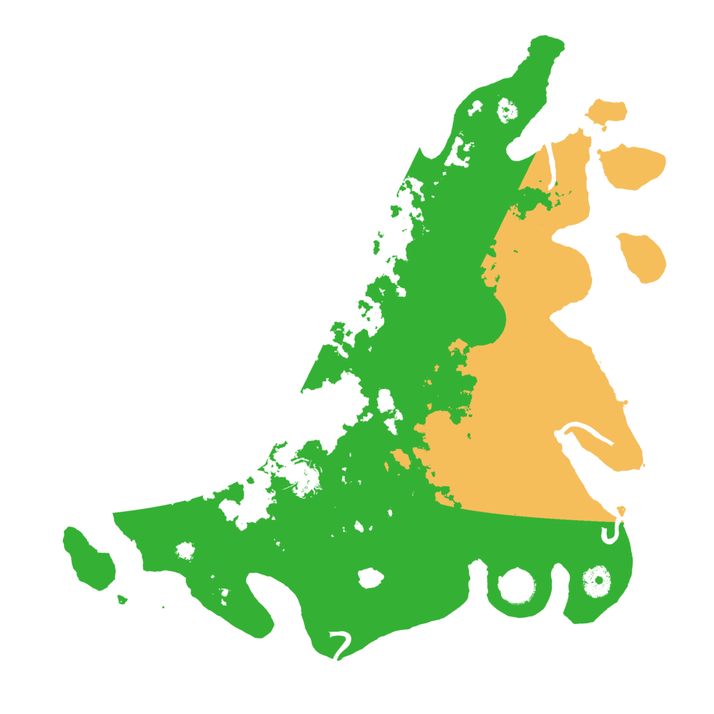 Biome Rust Map: Procedural Map, Size: 3600, Seed: 235262436